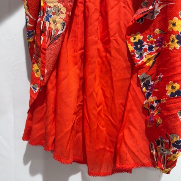 Anthropologie 52 Conversations Colloquial Off Shoulder Floral Midi Dress US 12​ - Picture 7 of 11